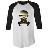 Meerkat in Cap AS Colour Raglan - 3/4 Sleeve T-Shirt Ogo Merch