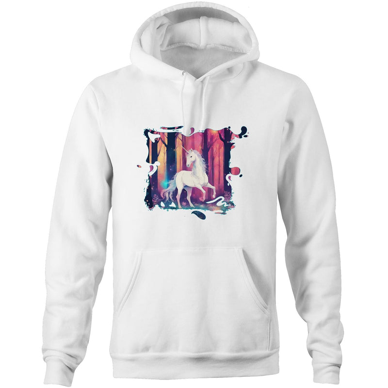 Unicorn AS Colour Stencil Pocket Hoodie Sweatshirt Ogo Merch