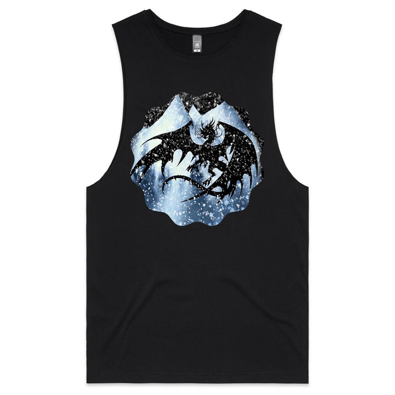 Dragon Silhouette Mens Tank Top Ogo Merch