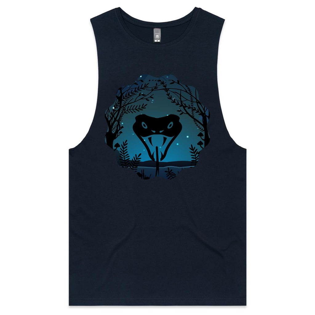 Snake Strike AS Colour Barnard Mens Tank Top Tee Ogo Merch