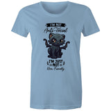 Antisocial Cat Monster AS Colour - Women's Maple Tee Ogo Merch