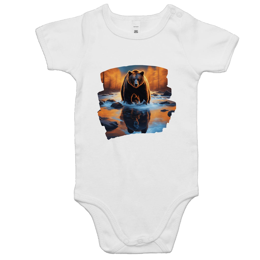 Water Bear AS Colour Mini Me - Baby Onesie Romper Ogo Merch