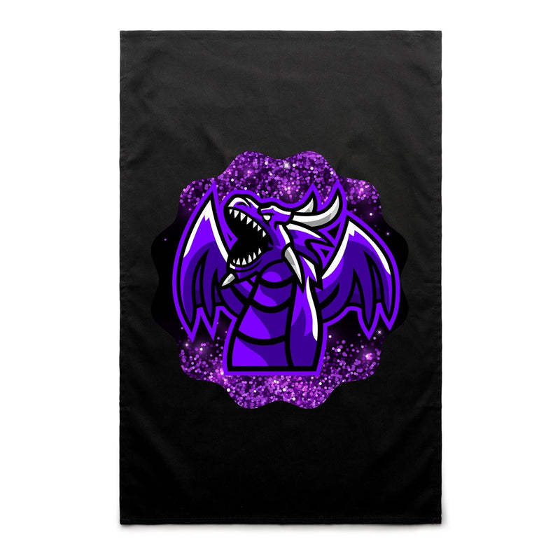 Shining Purple Dragon AS Colour Tea Towel Ogo Merch