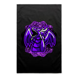 Shining Purple Dragon AS Colour Tea Towel Ogo Merch