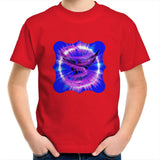 Eagle in Swirl AS Colour Kids Youth T-Shirt Ogo Merch