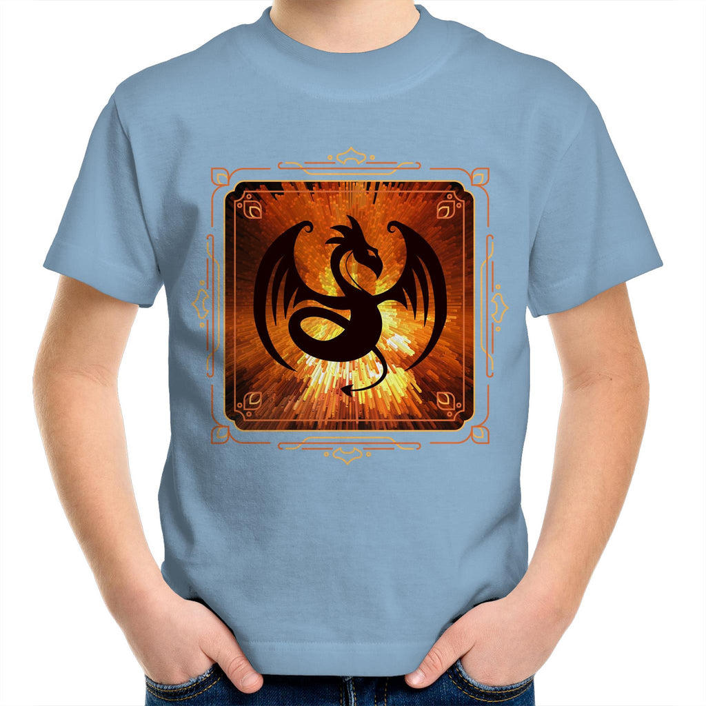 Volcanic Dragon AS Colour Kids Youth TShirt Ogo Merch
