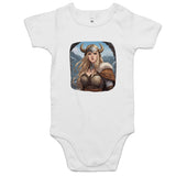 Viking Girl AS Colour Mini Me - Baby Onesie Romper Ogo Merch