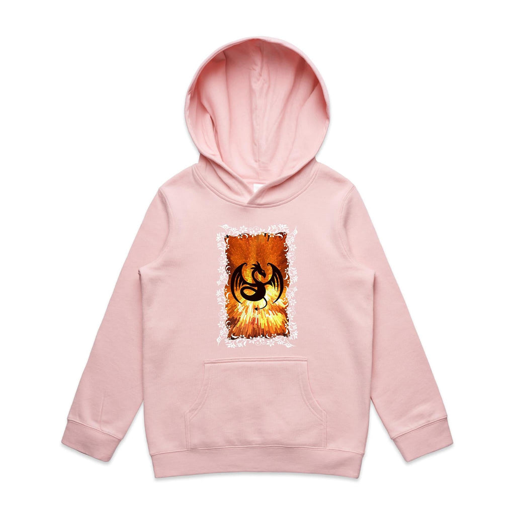 Volcanic Dragon AS Colour Youth Supply Hood Ogo Merch