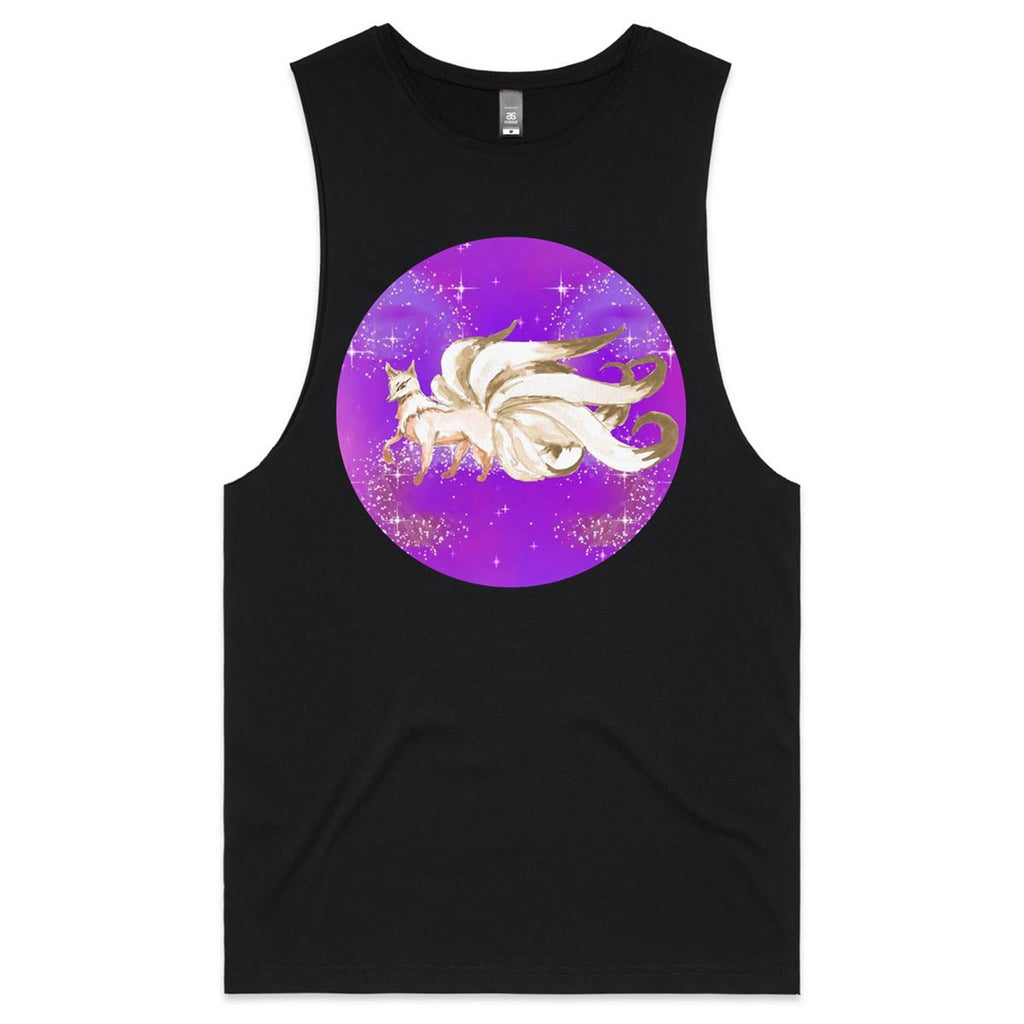 Shining Nine Tailed Fox Mens Tank Top Tee Ogo Merch