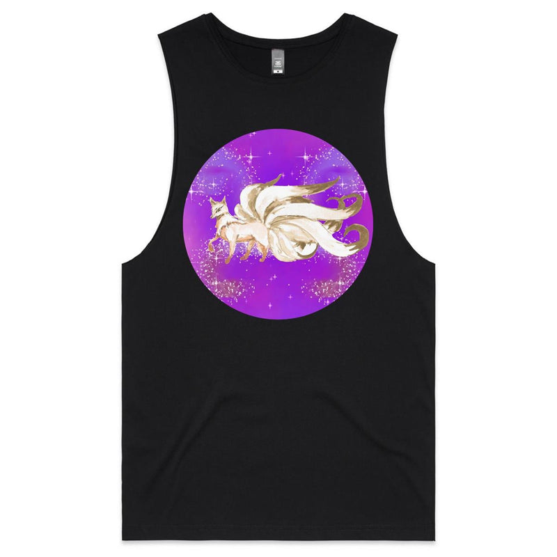 Shining Nine Tailed Fox Mens Tank Top Tee Ogo Merch