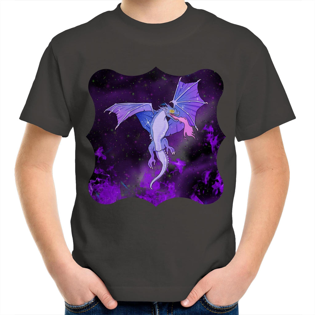 Purple Dragon AS Colour Kids Youth TShirt Ogo Merch