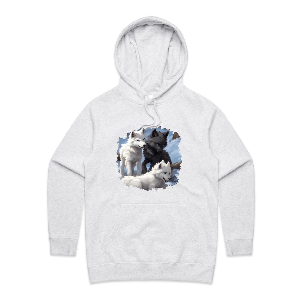 Three Wolves AS Colour Women's Supply Hood Ogo Merch