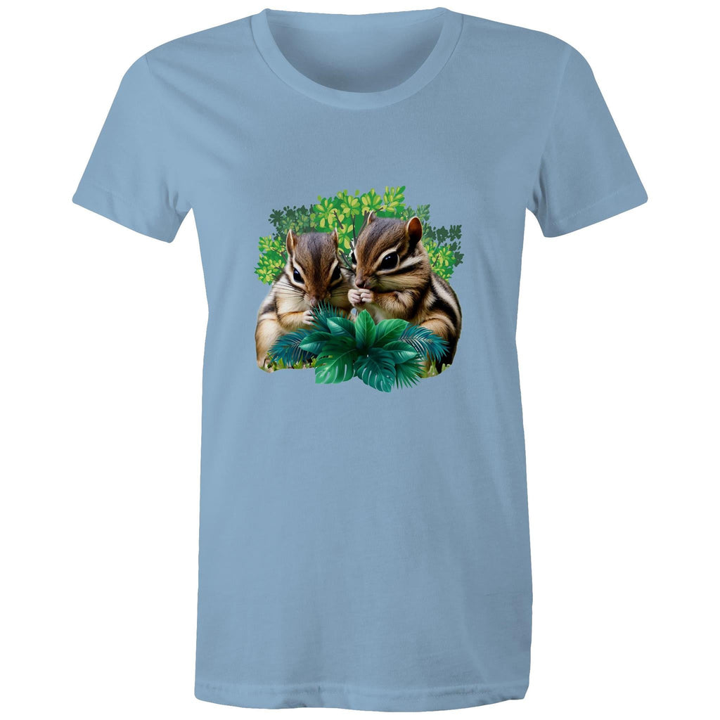 Cute Chipmunks AS Colour - Women's Maple Tee Ogo Merch