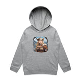 Viking Girl AS Colour - Youth Supply Hood Ogo Merch