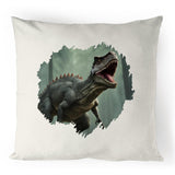 T Rex 100% Linen Cushion Cover Ogo Merch