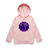 Shining Purple Dragon AS Colour Youth Supply Hood Ogo Merch