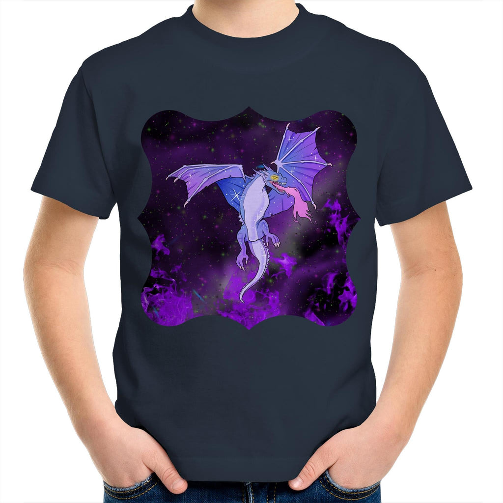 Purple Dragon AS Colour Kids Youth TShirt Ogo Merch