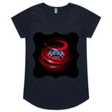 Cerberus Swirl AS Colour Mali Womens Scoop Neck TShirt Ogo Merch