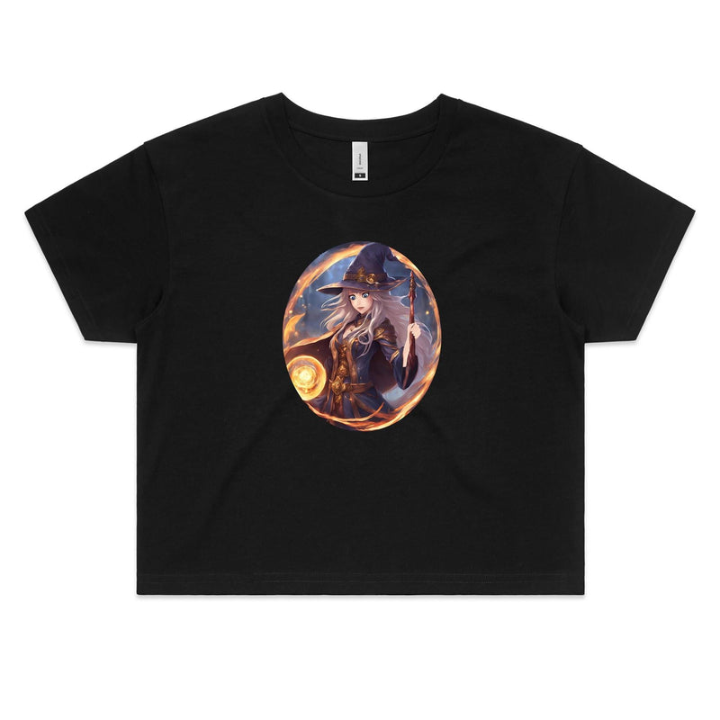 Flame Witch AS Colour - Women's Crop Tee Ogo Merch
