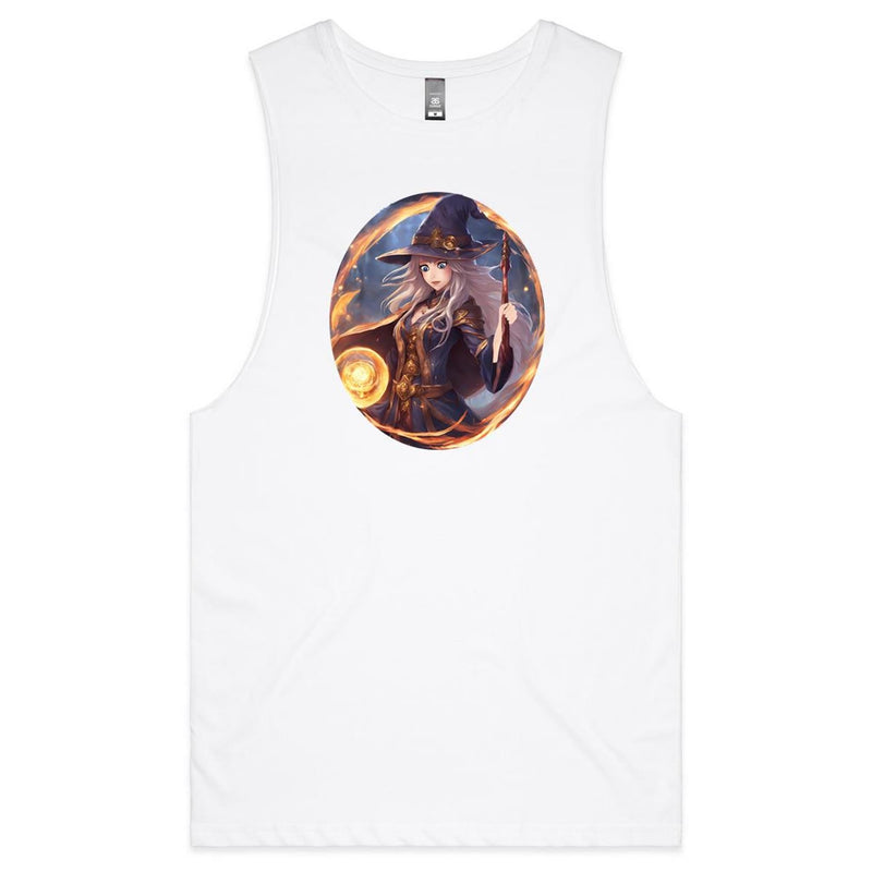 Flame Witch AS Colour Barnard - Mens Tank Top Tee Ogo Merch