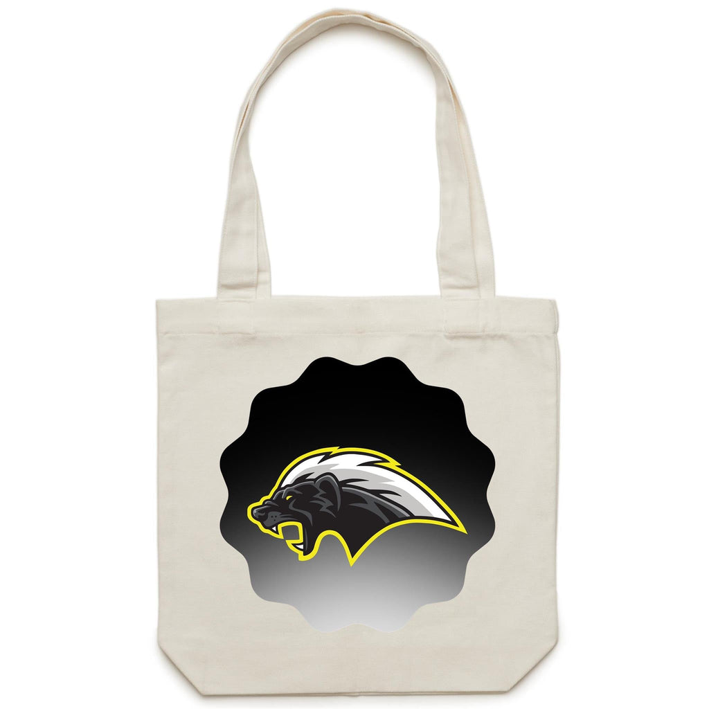 Honey Badger AS Colour Carrie Canvas Tote Bag Ogo Merch