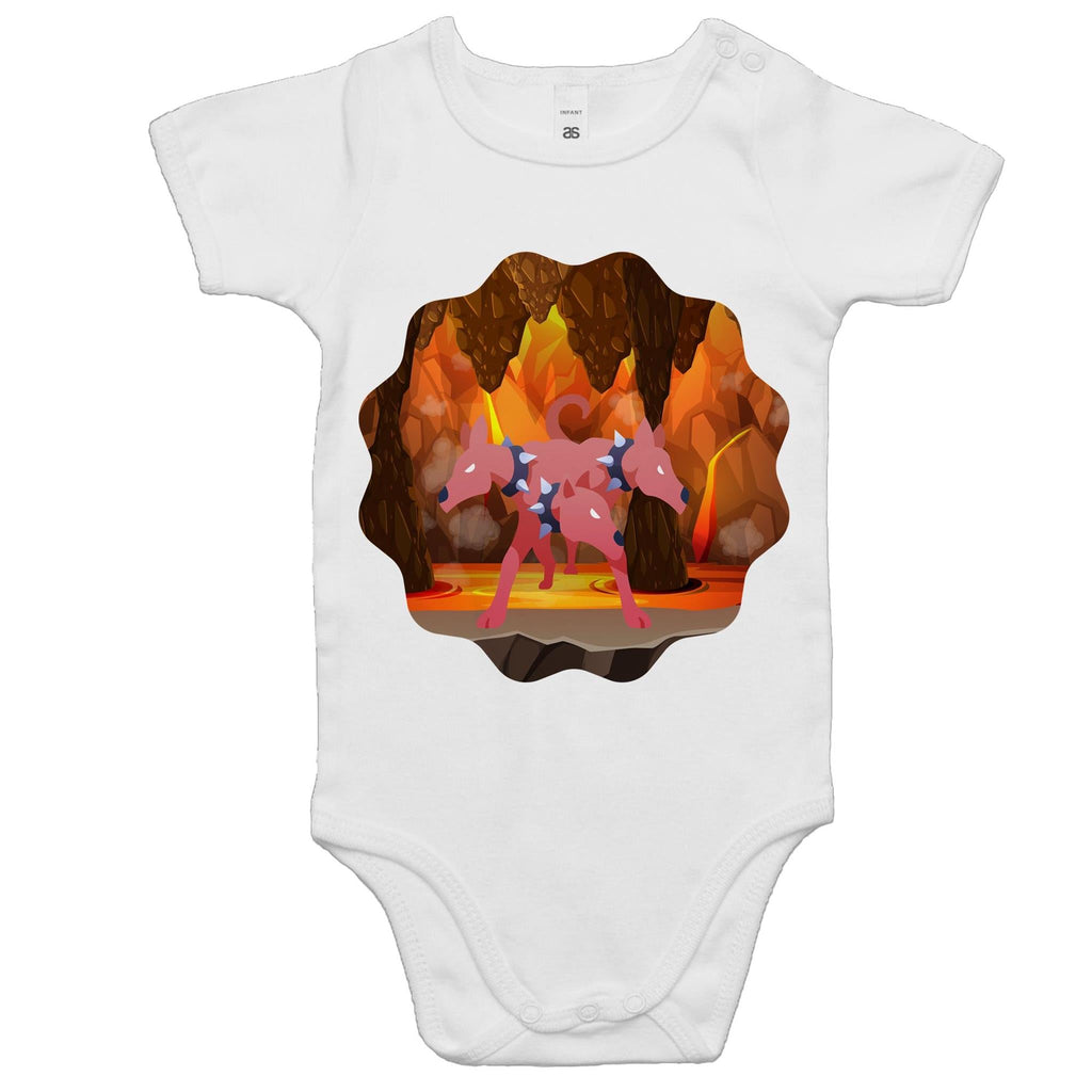 Lava Cerberus AS Colour Mini Me Baby Onesie Romper Ogo Merch