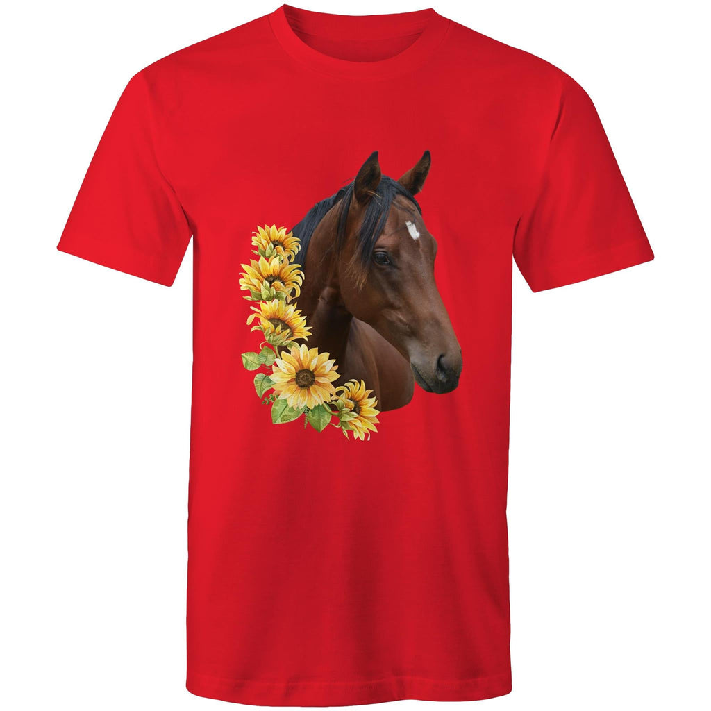 Sunflower Horse AS Colour Staple - Mens T-Shirt Ogo Merch
