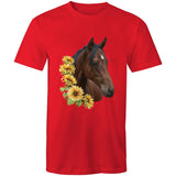 Sunflower Horse AS Colour Staple - Mens T-Shirt Ogo Merch