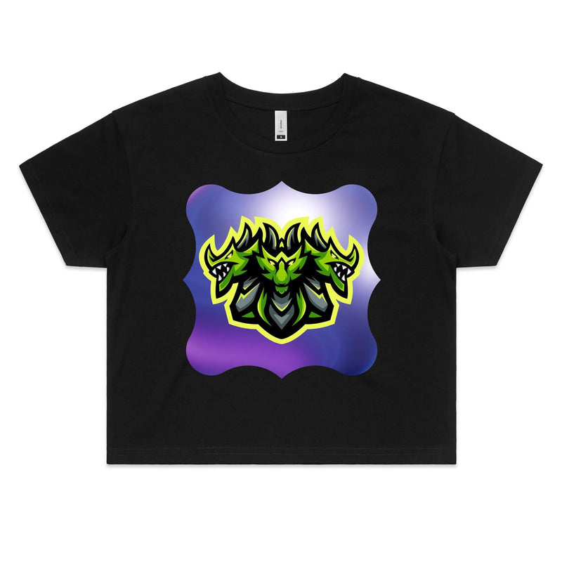 Green Hydra AS Colour Women's Crop Tee Ogo Merch