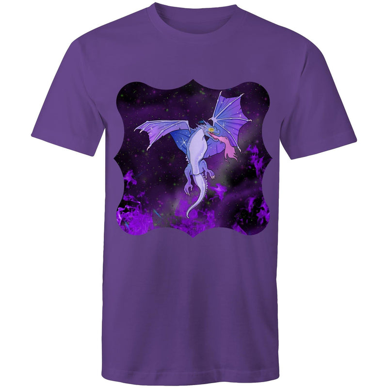 Purple Dragon AS Colour Staple Mens TShirt Ogo Merch