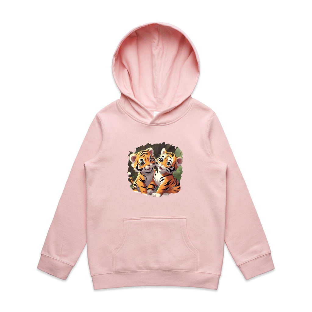 Baby Tigers AS Colour - Youth Supply Hood Ogo Merch
