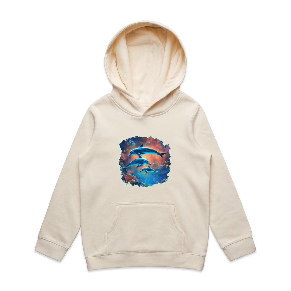 Dolphins AS Colour - Youth Supply Hood Ogo Merch