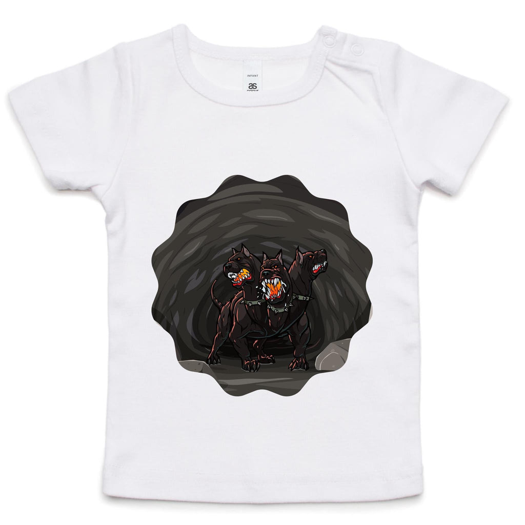 Cave Cerberus AS Colour Infant Wee Tee Ogo Merch
