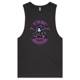 Meet my Family Angry Girl AS Colour Barnard - Mens Tank Top Tee Ogo Merch