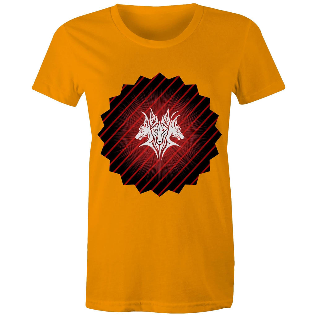 Glowing Cerberus AS Colour Women's Maple Tee Ogo Merch