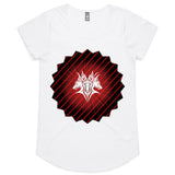 Glowing Cerberus AS Colour Mali Womens Scoop Neck TShirt Ogo Merch