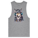 Gaming Wolf AS Colour Barnard Mens Tank Top Tee Ogo Merch