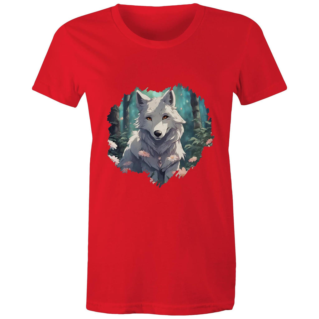Wolf AS Colour - Women's Maple Tee Ogo Merch