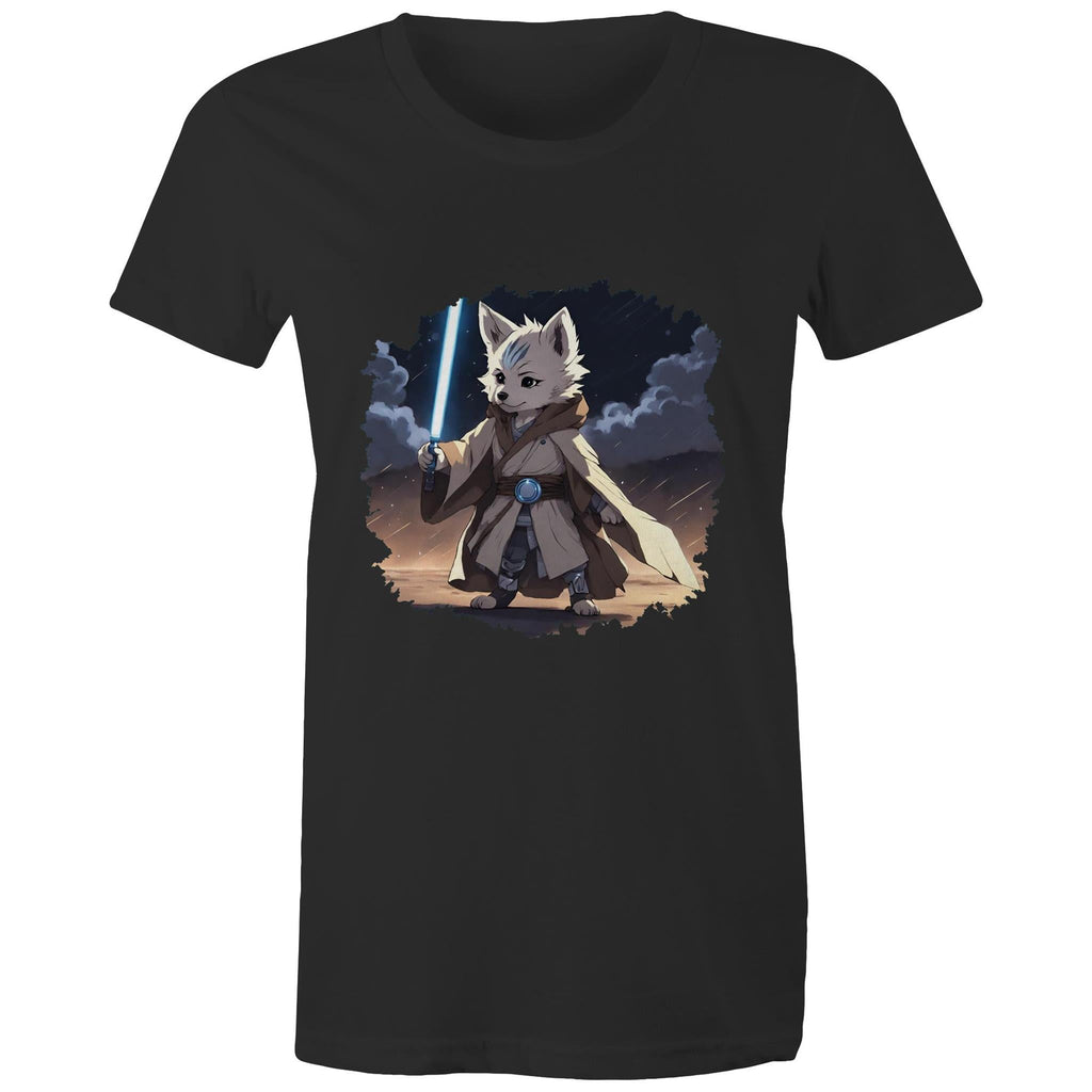 Wolf with Lightsaber AS Colour Women's Maple Tee Ogo Merch