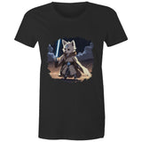 Wolf with Lightsaber AS Colour Women's Maple Tee Ogo Merch
