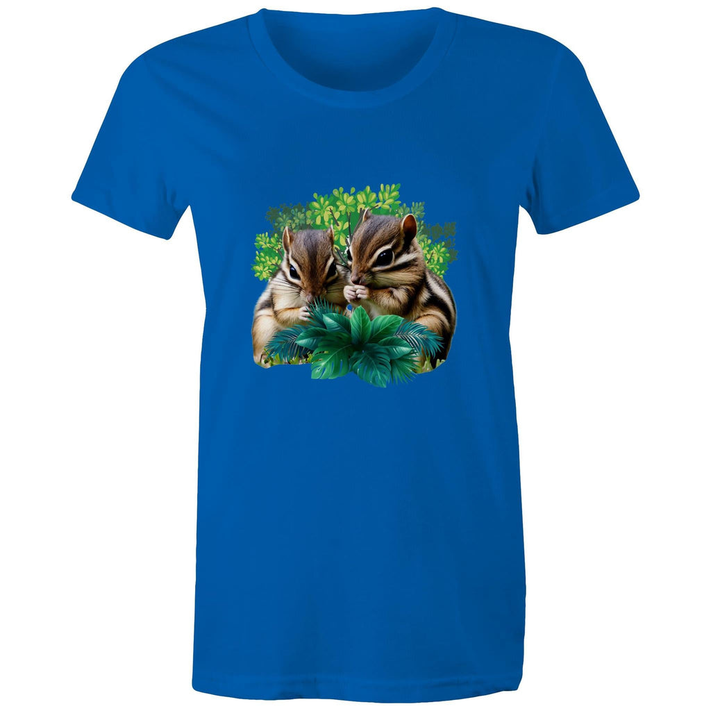 Cute Chipmunks AS Colour - Women's Maple Tee Ogo Merch