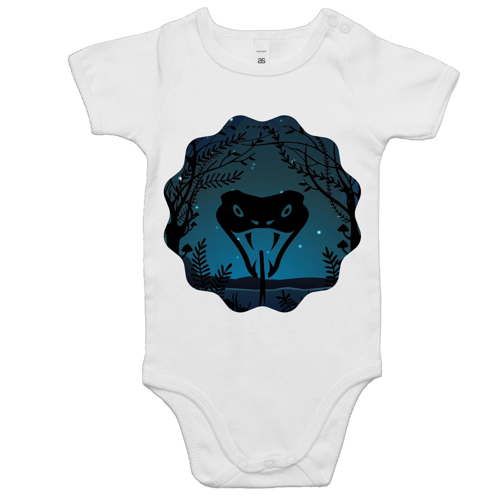Snake Strike AS Colour Mini Me Baby Onesie Romper Ogo Merch