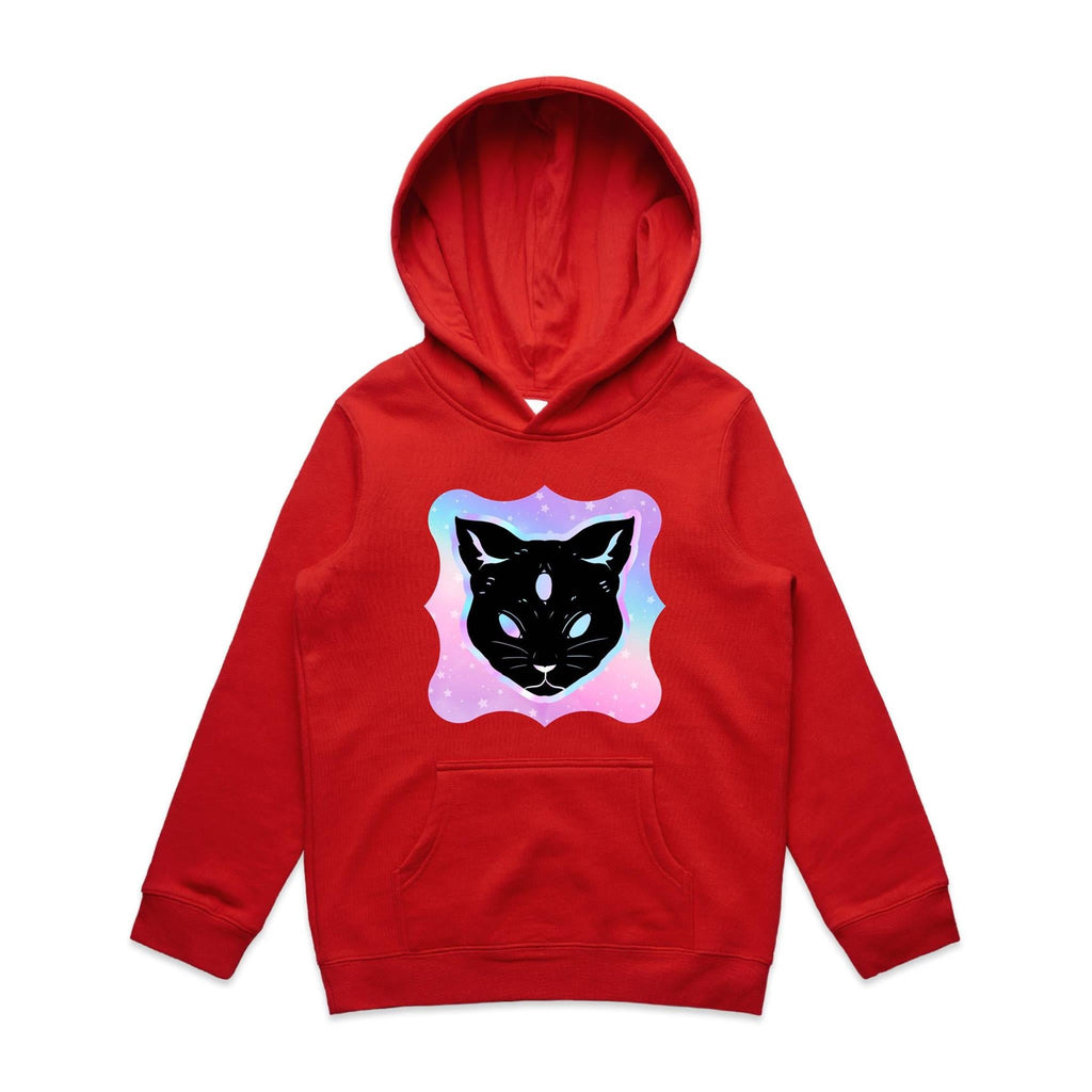 Psychic Cat AS Colour Youth Supply Hood Ogo Merch