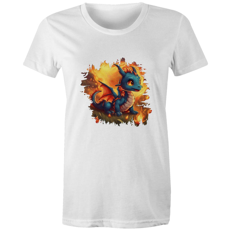 Baby Dragon AS Colour Women's Maple Organic Tee Ogo Merch