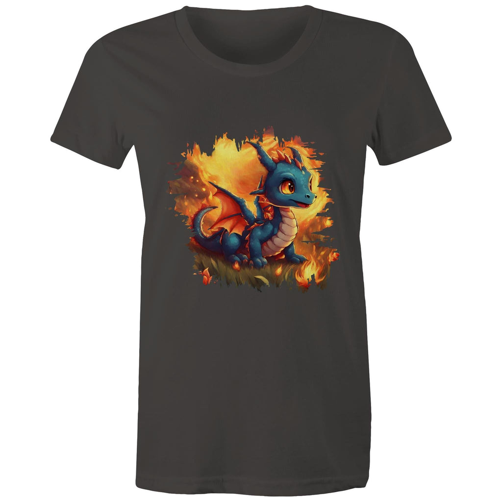 Baby Dragon AS Colour - Women's Maple Tee Ogo Merch