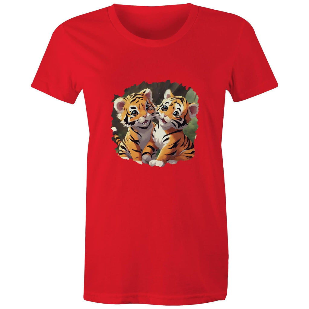 Baby Tigers AS Colour - Women's Maple Tee Ogo Merch