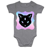 Psychic Cat AS Colour Mini Me Baby Onesie Romper Ogo Merch
