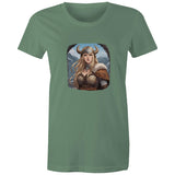 Viking Girl AS Colour - Women's Maple Tee Ogo Merch