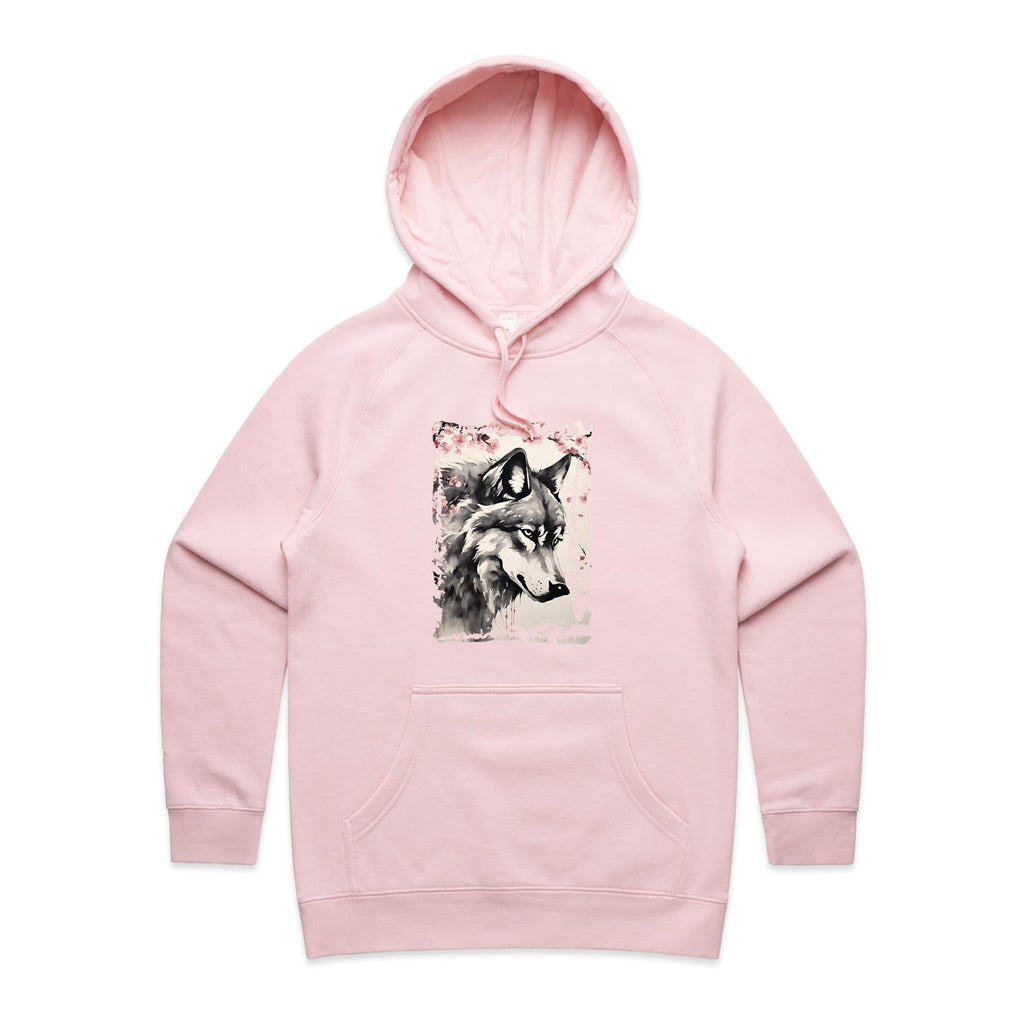 Wolf and Flowers AS Colour - Women's Supply Hood Ogo Merch