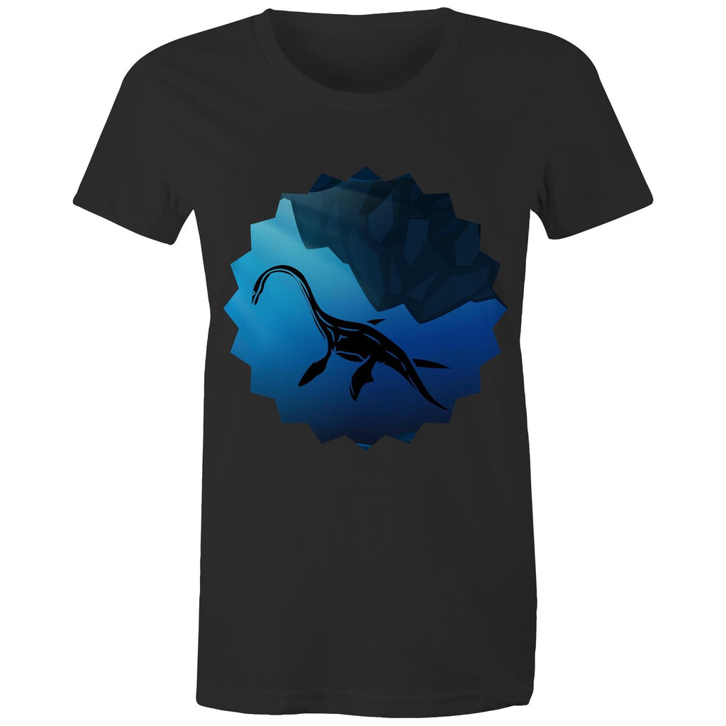 Plesiosaur AS Colour Women's Maple Tee Ogo Merch